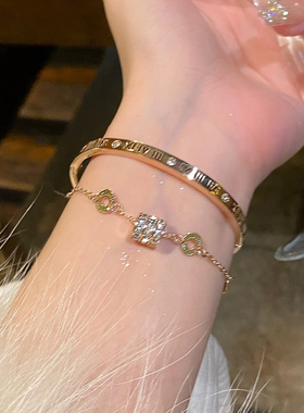 其他日韩女太钢不掉色手镯手链