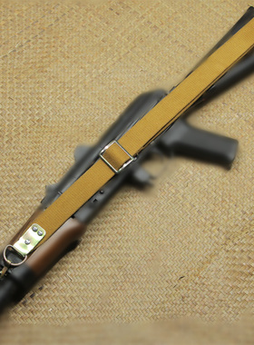 原品后期俄罗斯 苏式AK47/74系列发射器帆布背带战术多功能拴狗绳