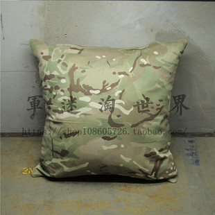 军迷淘世界 英军原品MTP 防蚊防红外面料CP MC迷彩抱枕靠垫杂物包