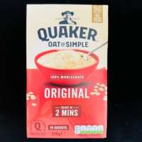 Instant delivery of British quaker oatmeal porridge, instant oatmeal nutritious Breakfast porridge, sugar-free fruit oatmeal porridge thumbnail 5