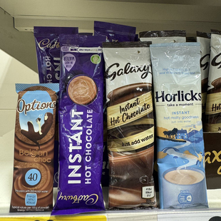 现货 英国Cadbury吉百利options热巧可可粉galaxy冲泡饮品速溶