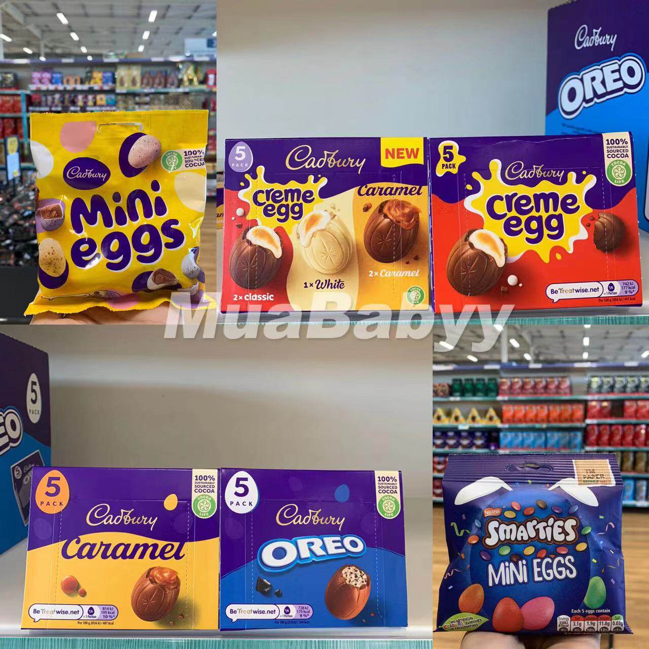 现货 英国cadbury吉百利巧克力蛋复活节easter eggs复活蛋