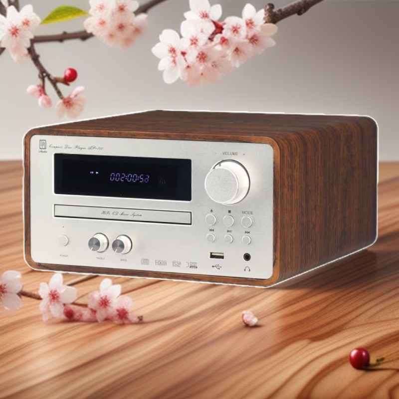 品牌丹麦CD播放机 高音质发烧级书房HIFI功放一体机USB蓝牙小功放