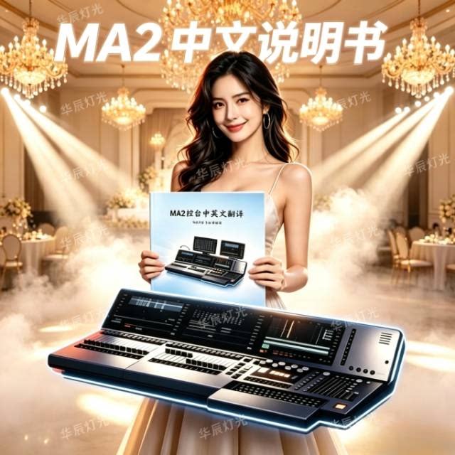 MA2灯光控台三屏双屏命令翼操作手册中文使用说明书 防尘防水罩