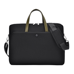 全气囊电脑包商务公文包男女通勤手提包办公会议文件包定制印LOGO
