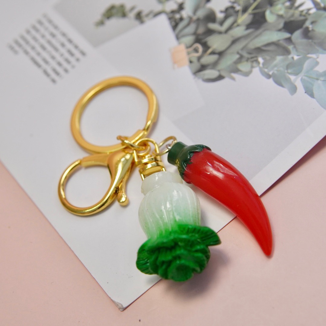 饰品钥匙扣仿真挂件钥匙圈