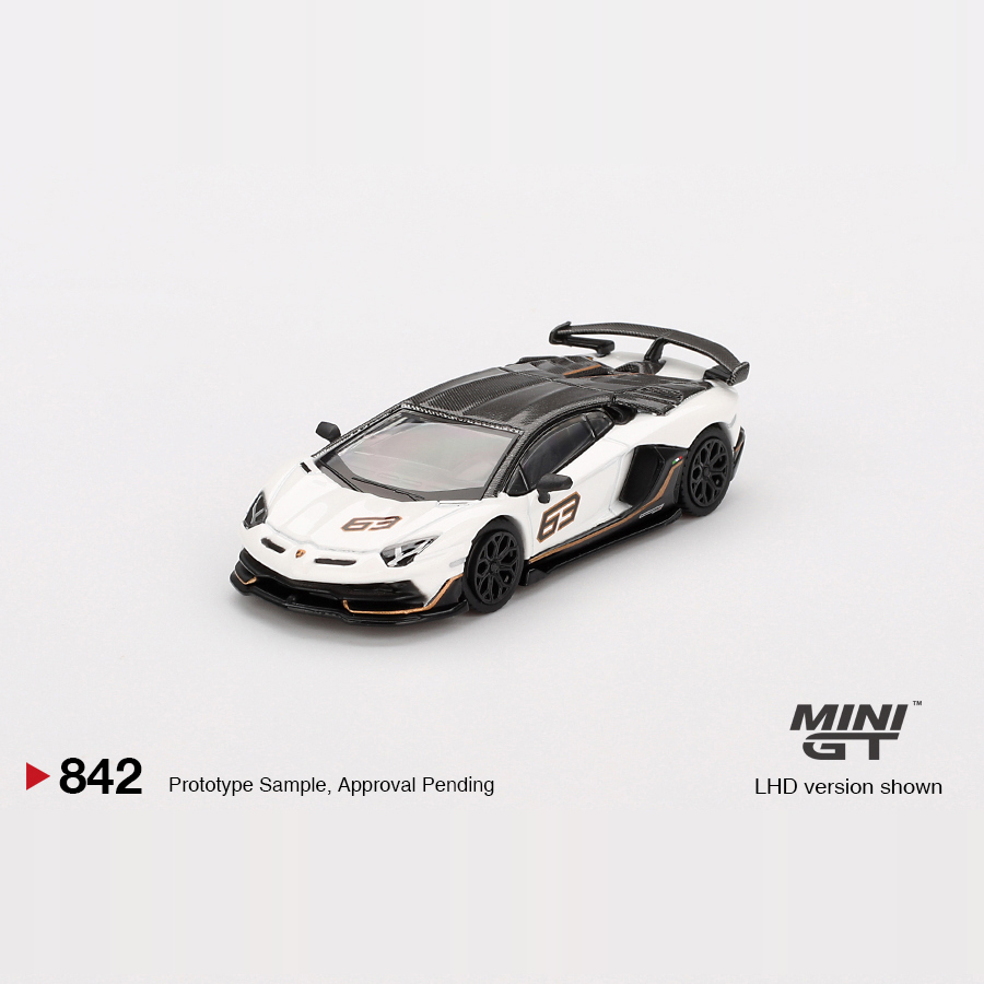 MINIGT 1:64 兰博基尼SVJ STO 大牛 合金汽车模型送人礼物现货
