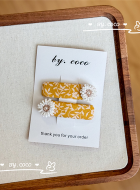 限时包邮可爱儿童手作发饰少女秋冬发饰不伤发卡非Rae发夹