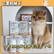 专用 乳化鱼油 鱼油防掉毛猫吃宠物狗犬omega3高浓度 猫咪 猫管家