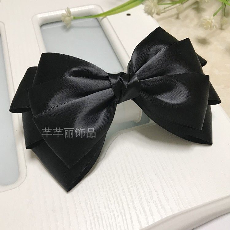 黑色发卡超美大蝴蝶结发夹森女发饰鸭嘴夹墨绿咖啡色卡子洋气百搭,饰品/流行首饰/时尚饰品新,发饰,淘宝优惠券,粉丝福利购,淘宝优惠卷
