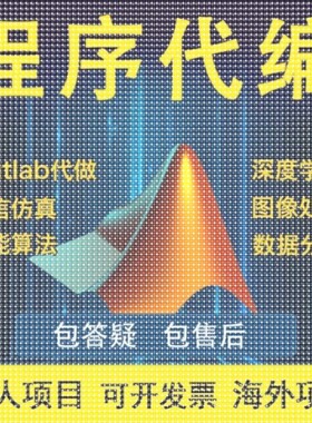 Matlab程序代编帮做图像处理通信彷真代做Python深度学习代码编程