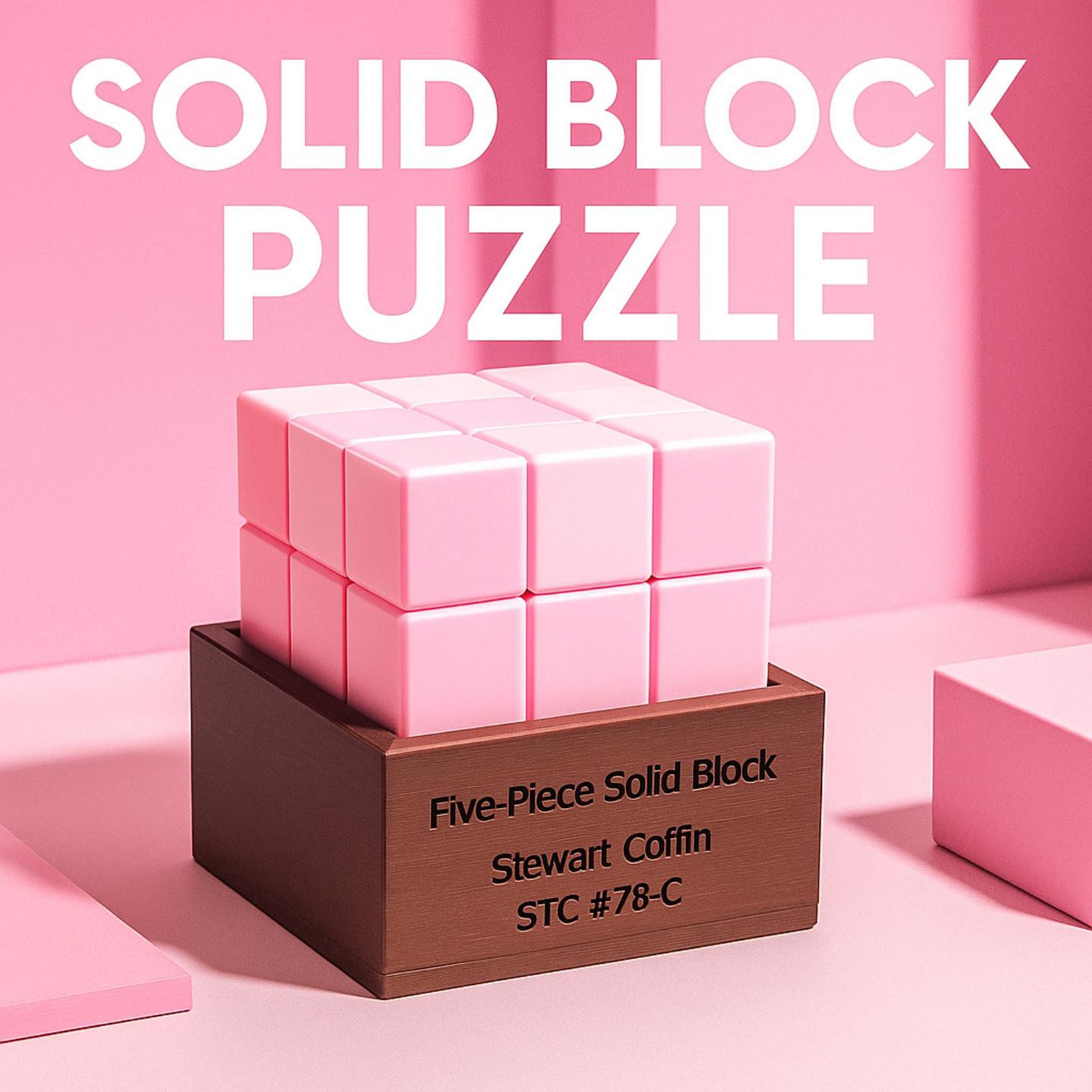 《Five-Piece Solid Block》积木盒子烧脑益智玩具沉浸式趣味玩具