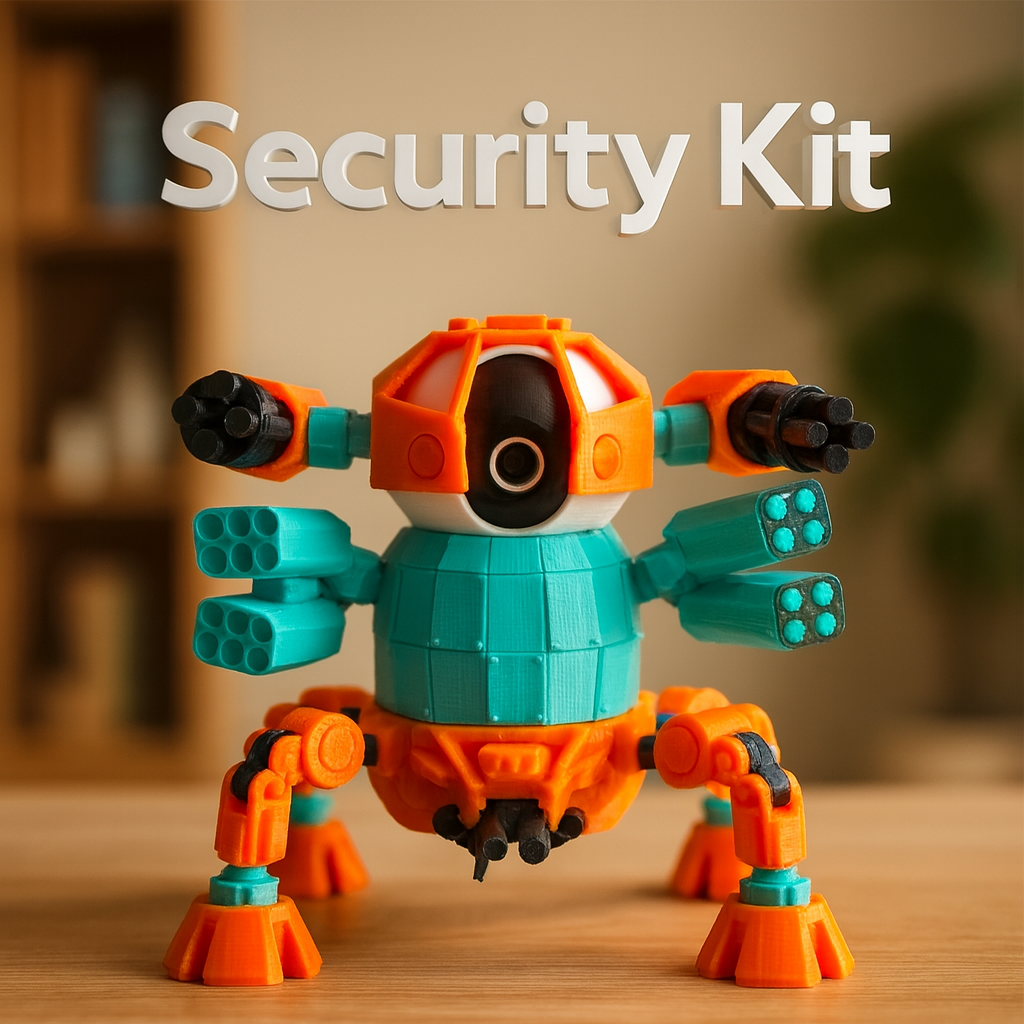 摄像头C700外骨骼装甲适用米家监控外观套件机甲风外壳3D打印