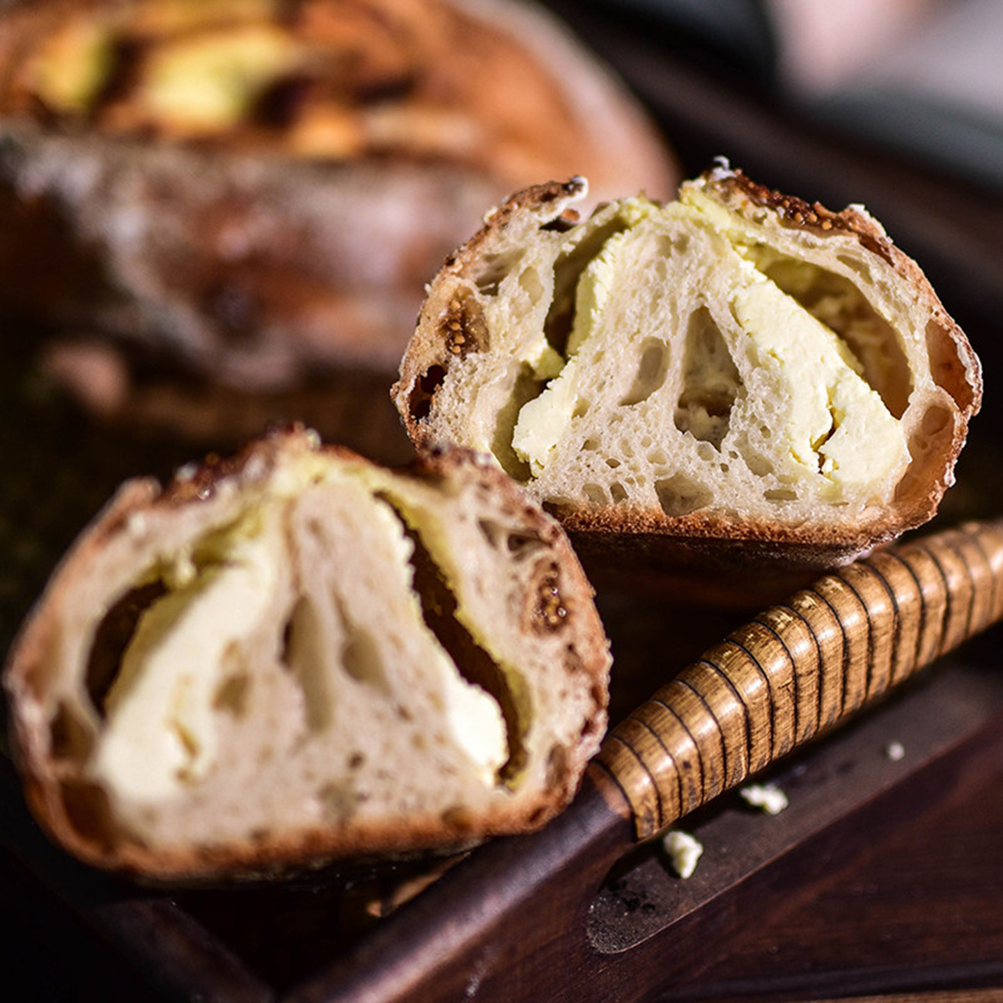 一根法棍 法式面包 乳酪无花果法棍硬欧包代餐健身饱腹零食早餐