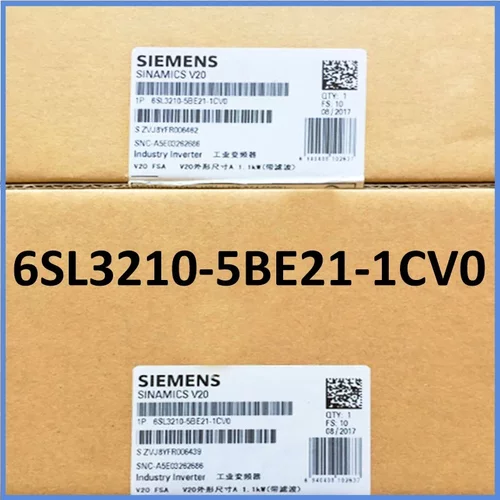 6SL3210-5BE21-1CV0 工业变频器 V20 FSA 1.1kW带滤波议价维修
