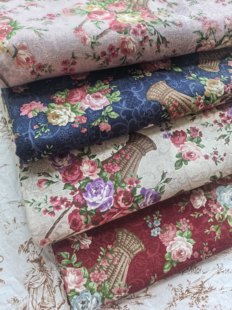 日本ALTO ALBERO COLLECTION系列印花棉布，拼布、手工制作布料