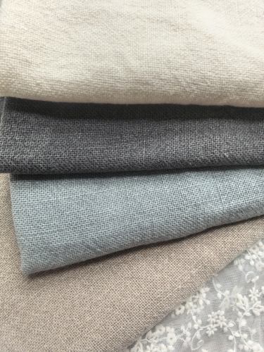 进口纯亚麻布 DIY手工包拼布