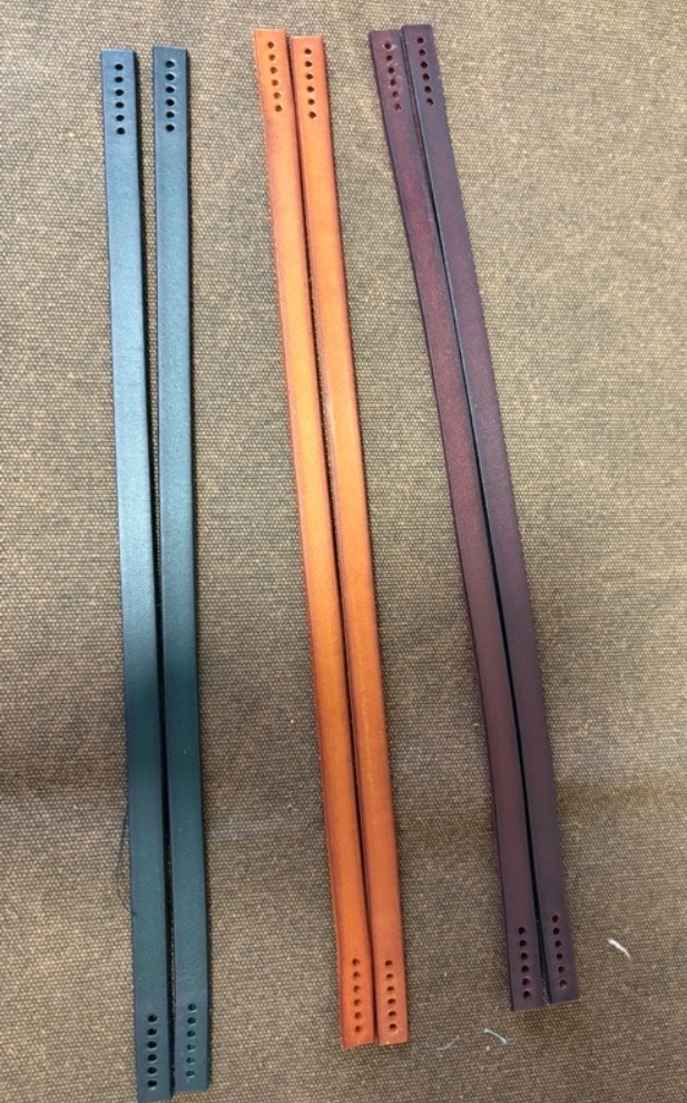 手工拼布包钩针包真皮配件头层牛皮包带手提手拎包带宽1㎝长32㎝