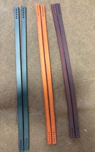 手工拼布包钩针包真皮配件头层牛皮包带手提手拎包带宽1㎝长32㎝