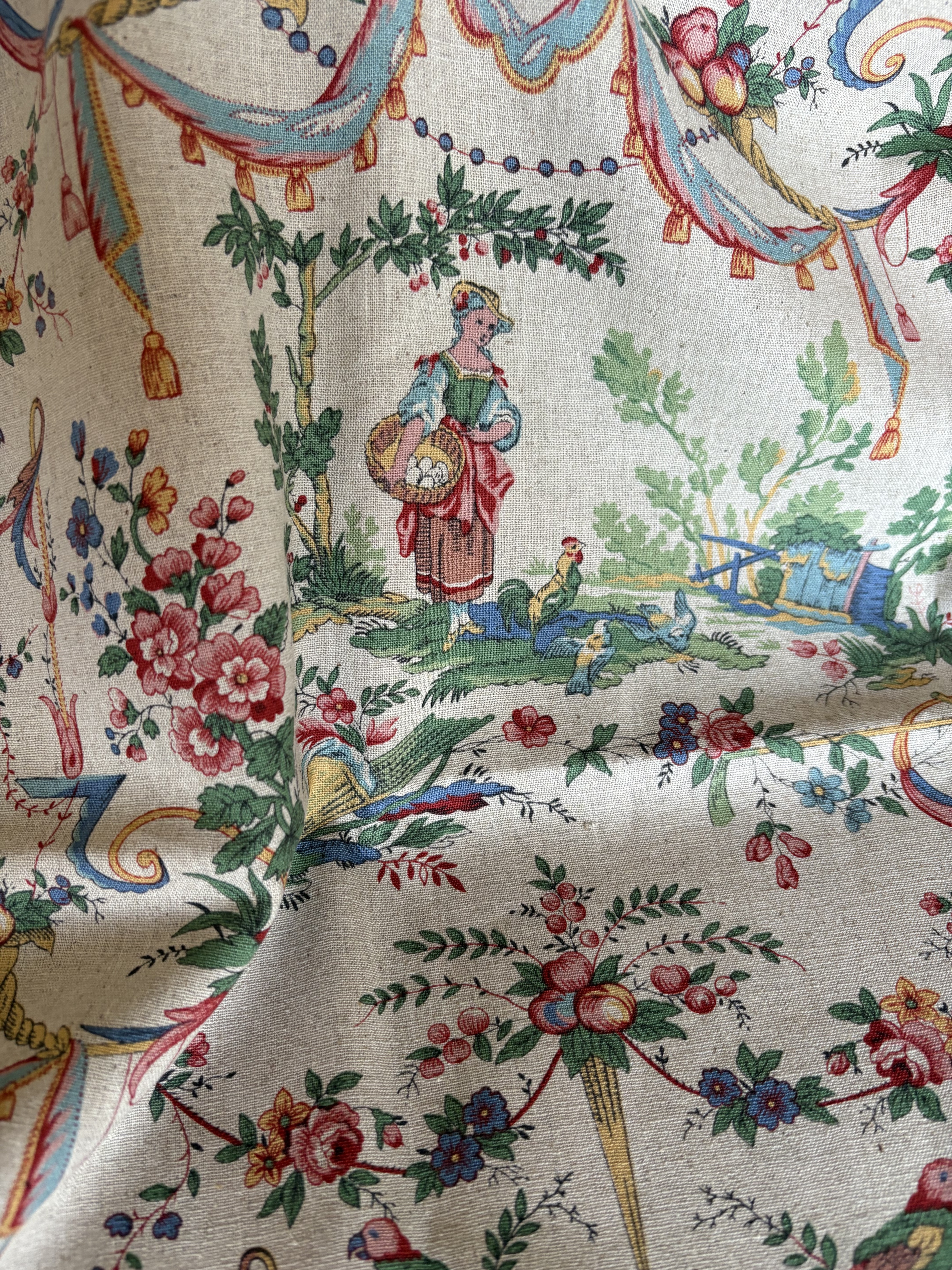 韩国进口棉麻布-仙度瑞拉 拼布手工 娃衣洋裁制衣 复古法式风,纺织面料/辅料/配套,棉麻面料,淘宝优惠券,粉丝福利购,淘宝优惠卷