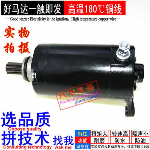 适用力帆巡航车V16 LF250-D-H-S-V 250-E 起动机马达 启动电机