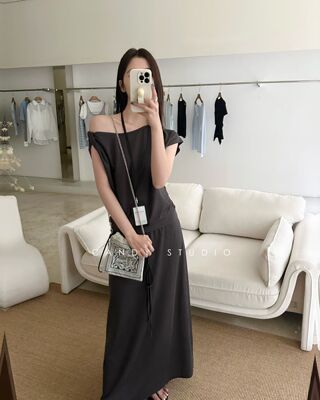 韩系简约休闲宽松慵懒舒适ins风显瘦套装女上衣+半身裙两件套
