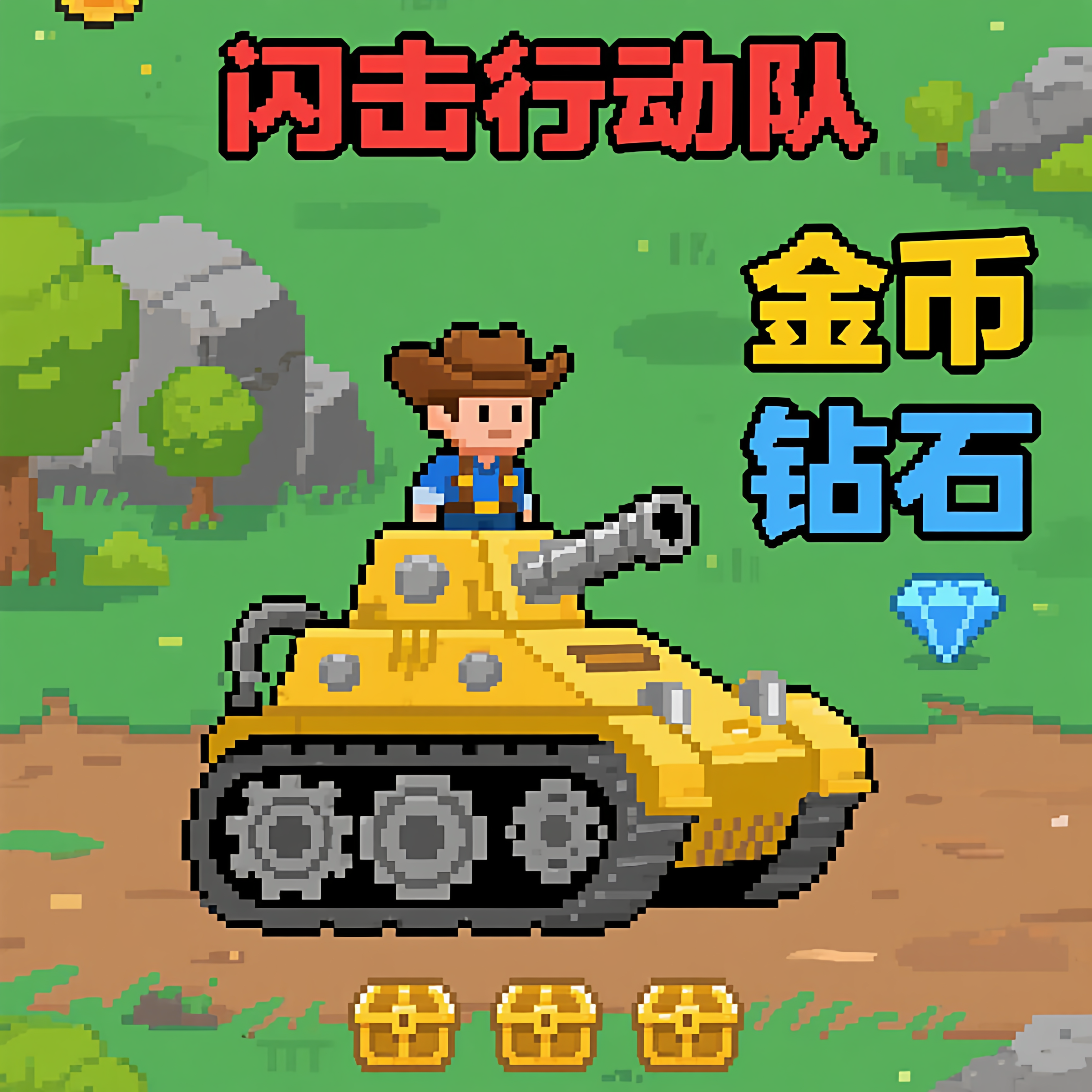 闪击行动队小程序游戏 无限金币钻石 保留进度免登录无需电脑