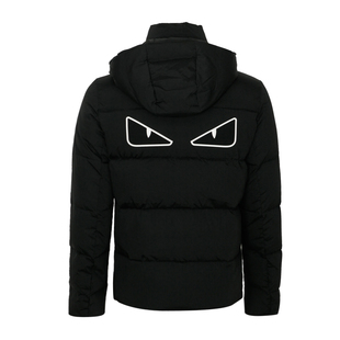 加厚加大小怪兽眼睛连帽开衫 新款 羽绒服FAA595 芬迪 FENDI