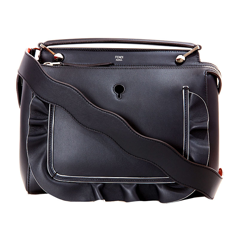 fendi/芬迪女包黑色手提包单肩