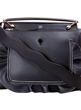 FENDI/芬迪 女包黑色牛皮单肩手提包 8BN293 S3C F03K1