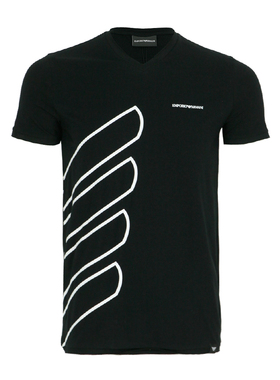 Armani/阿玛尼EA系列 新款鹰标印花短袖T恤男3Z1T85 1J0AZ