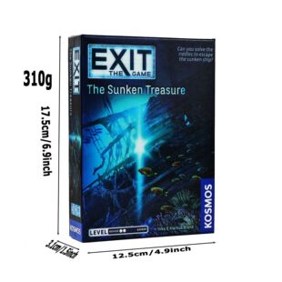 Exit:The sunken Treasure 全英文家庭亲子游戏密室逃生体验桌游