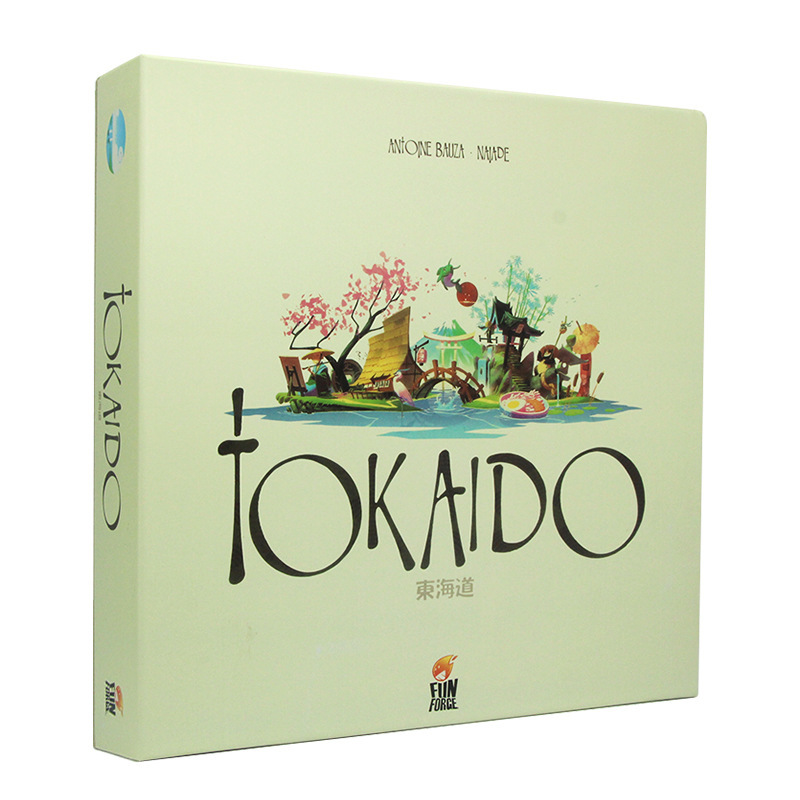 英文版东海道TOKAIDO桌游棋牌家庭聚会卡牌玩具益智