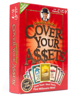 英文桌游戏Cover Your Assets姥爷牌家庭聚会卡片卡牌桌面