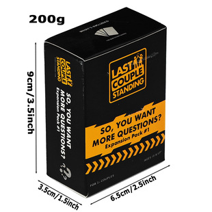 婚约卡情侣对话游戏卡牌 standing全英文夫妻站岗 Last couple