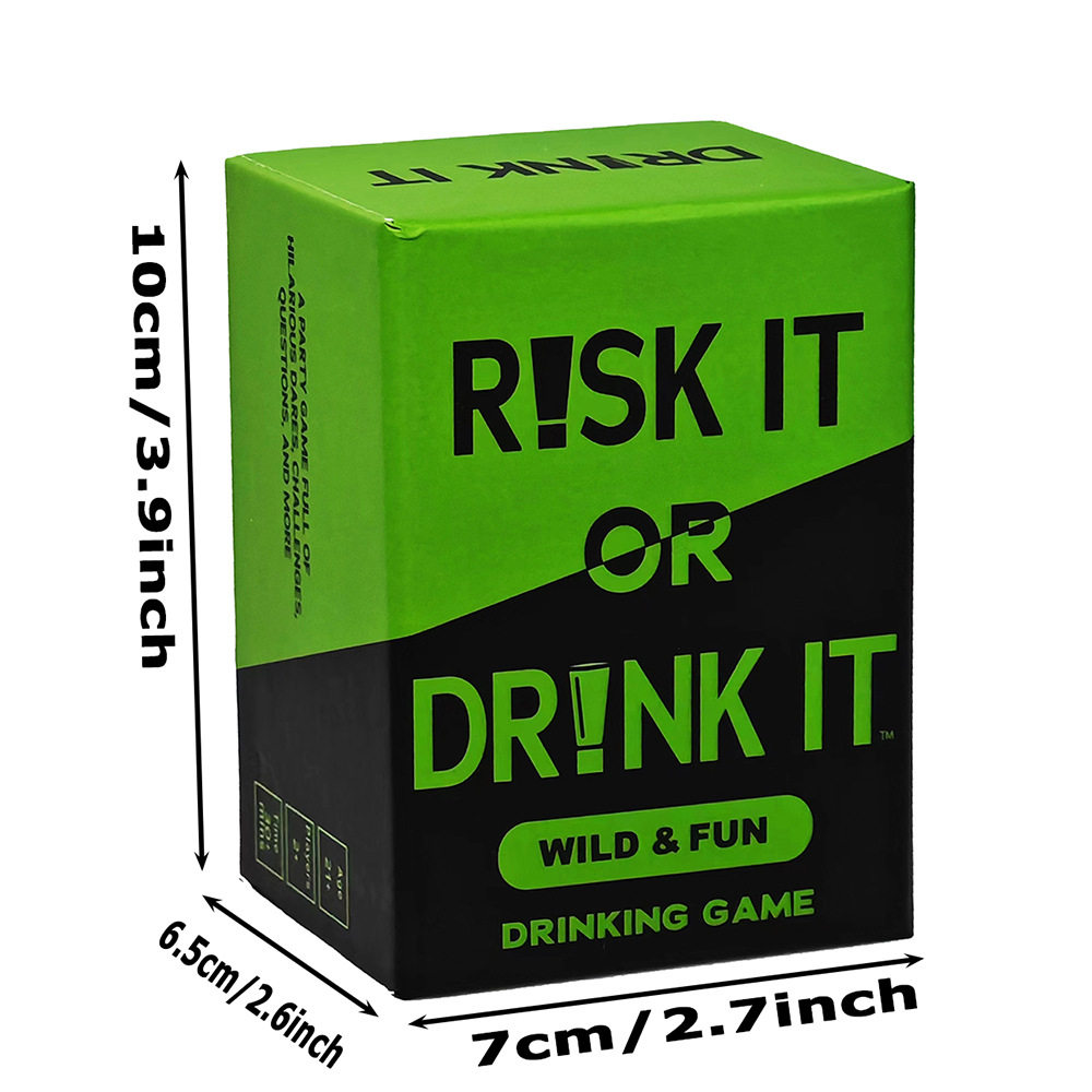全英文版 Risk couples or drink it 风险情侣游戏卡牌 深情对话