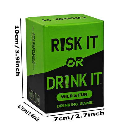 全英文版 Risk couples or drink it 风险情侣游戏卡牌 深情对话