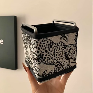 法式复古遥控器收纳盒轻奢高档客厅杂物整理盒高颜值桌面储物盒子