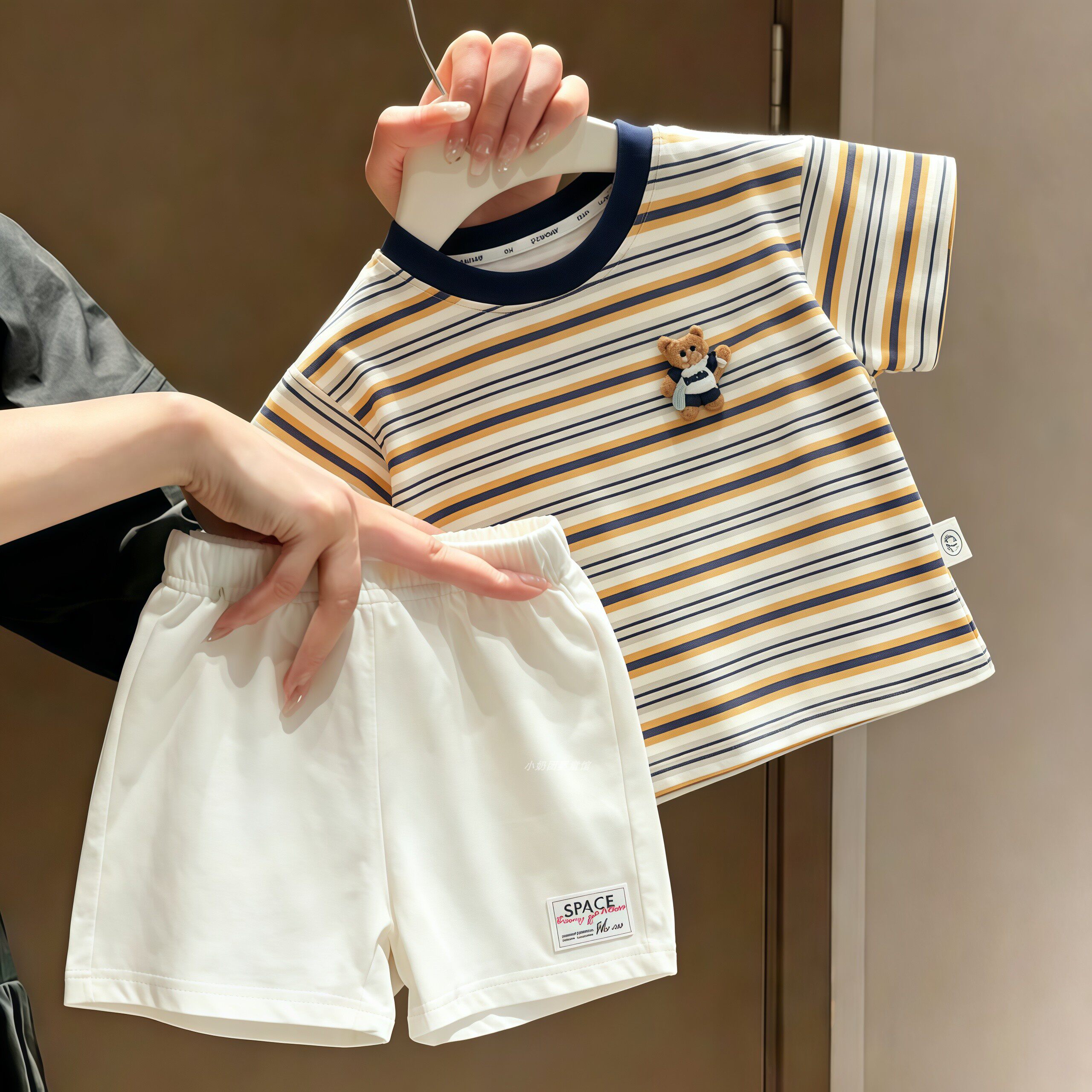 【小孩哥的OOTD】宝宝夏套装短袖分体纯棉衣服洋气时髦夏季薄款