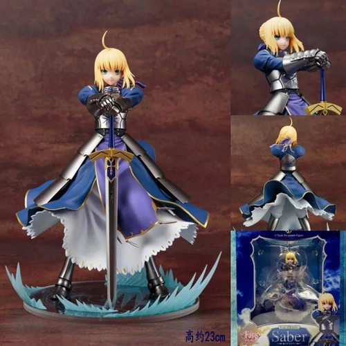 命运之夜 Fate 骑士王塞巴 saber 黄金剑 石中剑 手办 摆件 模型