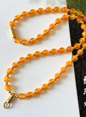 新款泰国佛牌链钛钢配件鎏金鹰钩扣弹簧扣唐卡水晶蜜蜡文玩挂链