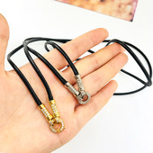 泰国原版 佛牌链保色不掉色蜡绳防汗佛牌唐卡挂绳多挂快拆扣吊坠绳