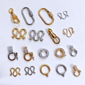 佛牌那些事儿 泰国佛牌链配件m扣钛钢鹰钩扣弹簧扣圆扣DIY配件