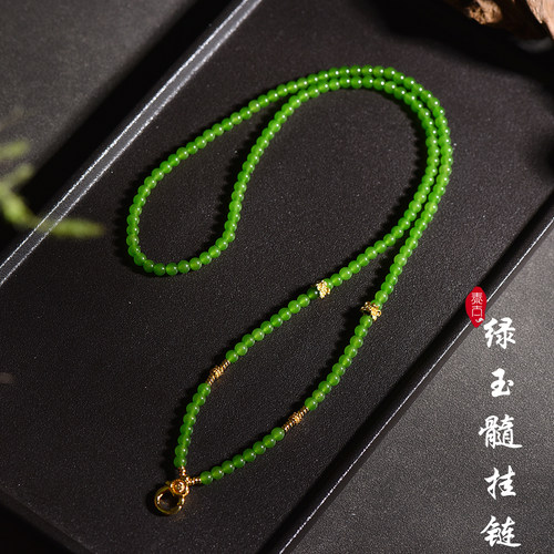 泰国佛牌玉髓翡翠蜜蜡唐卡链