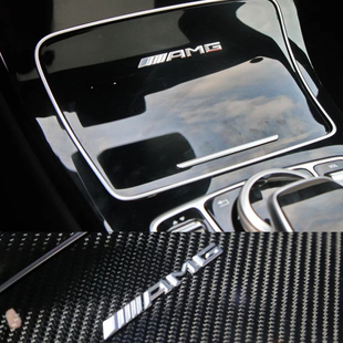 CLA45 奔驰C63S A45 GLA45 AMG中控标AMG车内饰标AMG中控标 E63