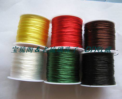 宝琉阁DIY手工线材水晶弹力线包芯橡皮线编红绳手链项链配件材料