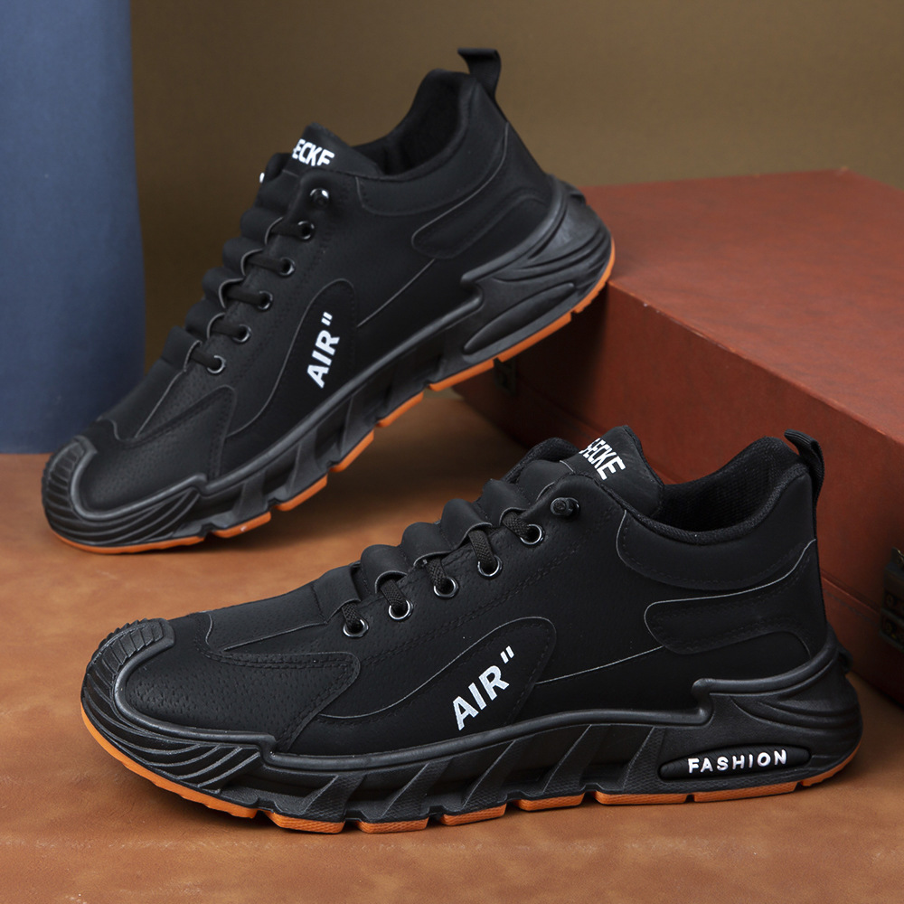新款劳保男鞋舒适一脚蹬男士运动鞋休闲上班工作鞋跨境外贸男鞋