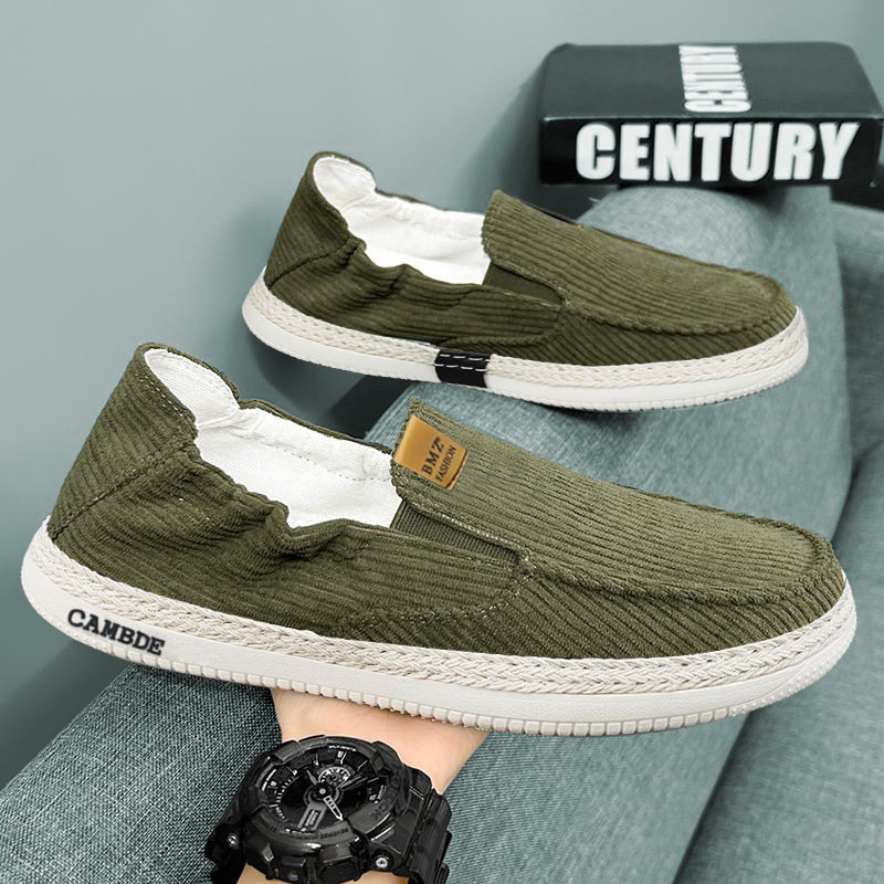 布鞋男士休闲板鞋男式一脚蹬布面透气软底舒适健步男鞋老北京布鞋,流行男鞋,休闲板鞋,淘宝优惠券,粉丝福利购,淘宝优惠卷