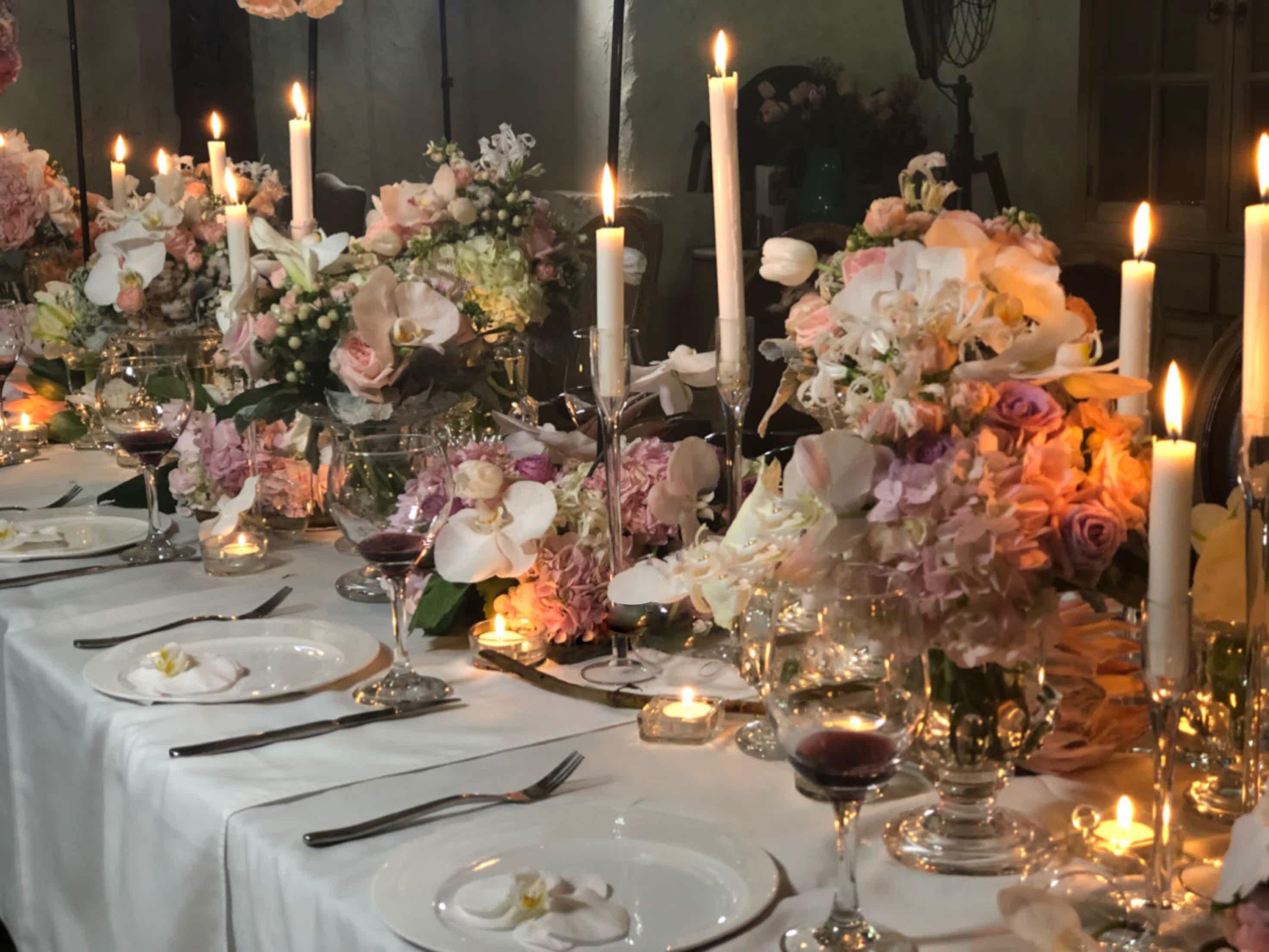 欧式烛台玻璃高脚样板房软装摆件香薰蜡烛杯烛光晚餐浪漫婚庆礼