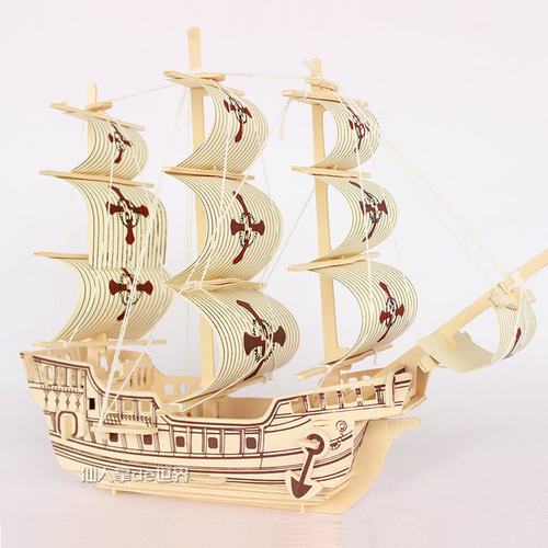 玩具男孩子10-12岁木头3d模型